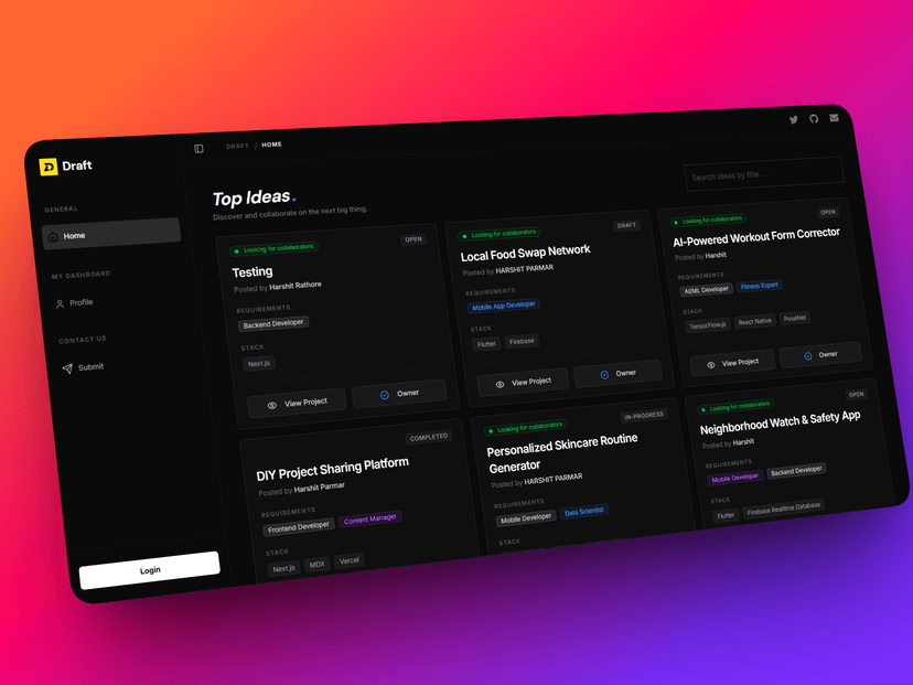 Explore Innovative Ideas